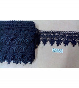 Ren chỉ 4cm đen, trắng. 1 mét